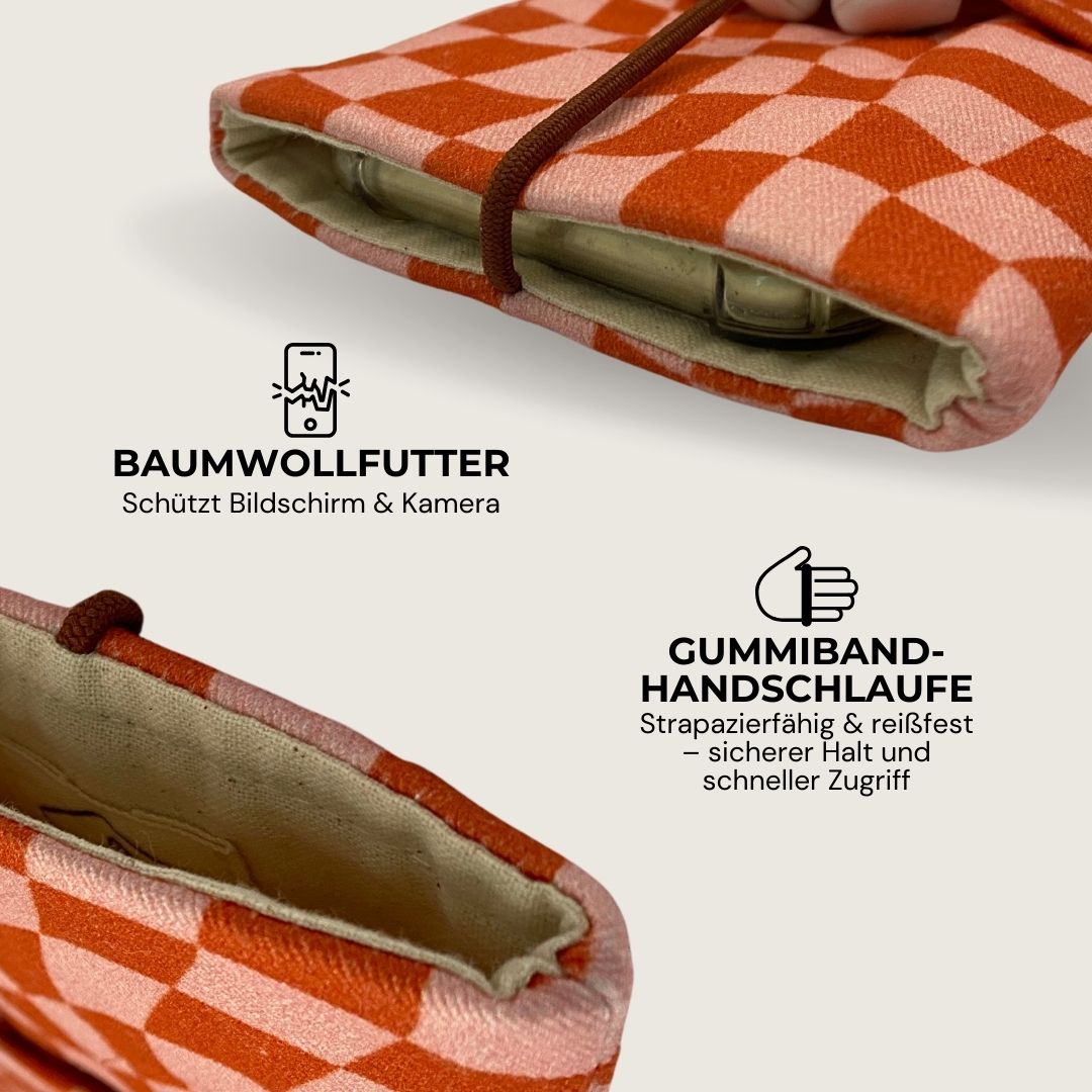 MOIN Handytasche - Handytaschen - Twisted Checkers Paper - Kuratist