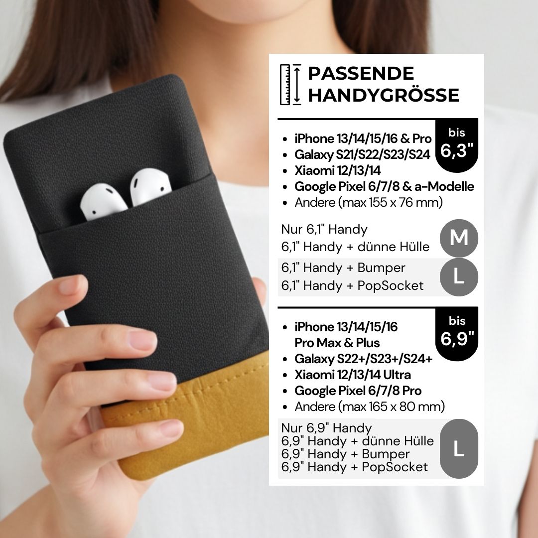 MOIN Handytasche - Handytaschen - Warm Charcoal Paper - Kuratist