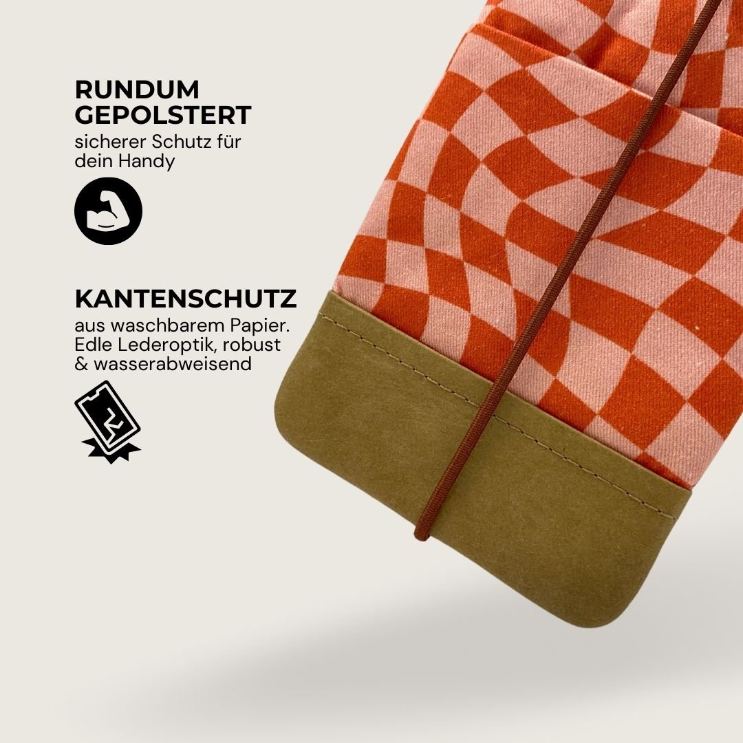 MOIN Handytasche - Handytaschen - Twisted Checkers Paper - Kuratist