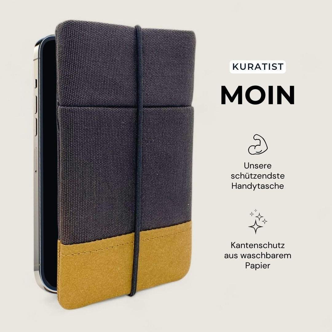 MOIN Handytasche - Handytaschen - Warm Charcoal Paper - Kuratist