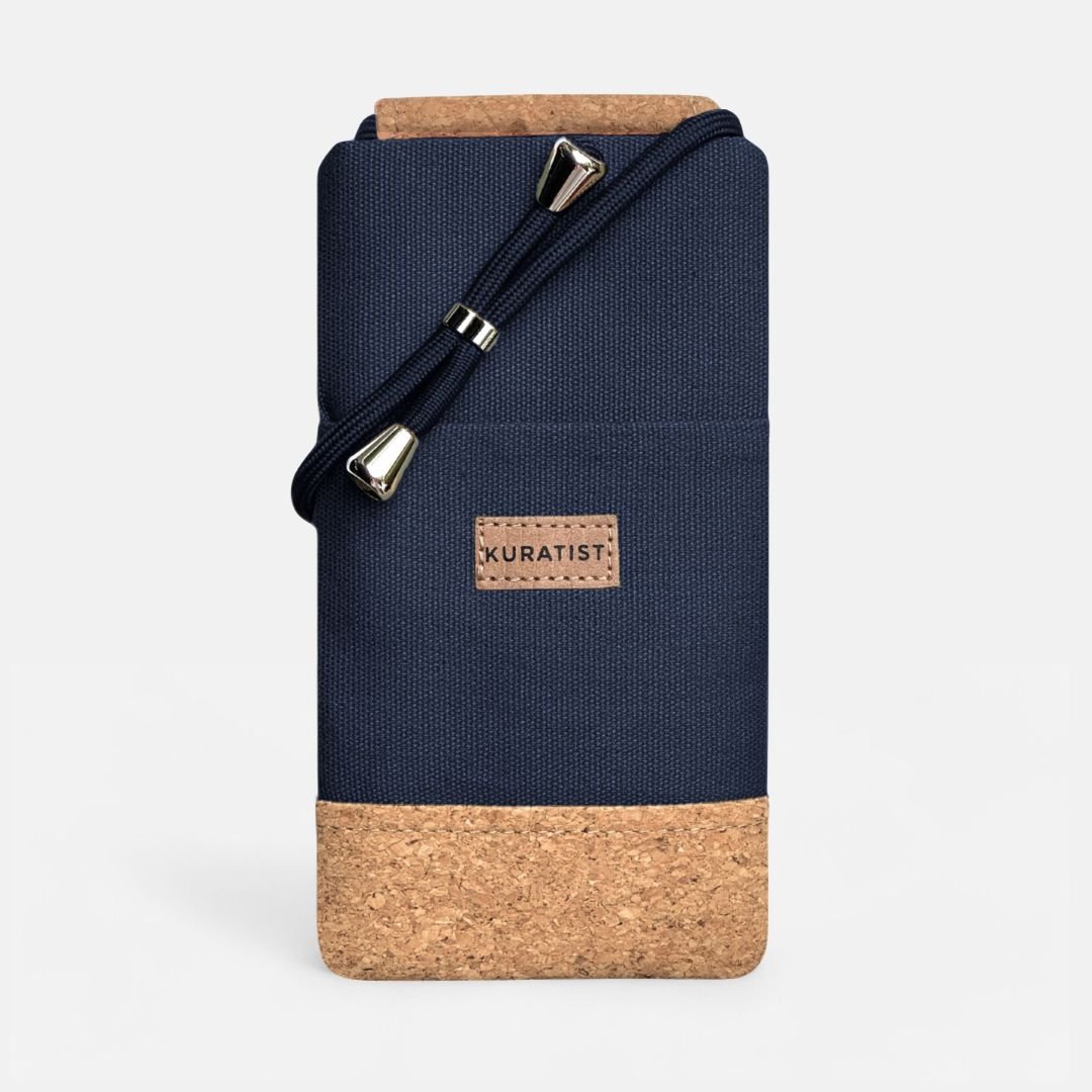 NELA Handy Umhängetasche - Handytasche zum Umhängen - Pine Cork - Kuratist