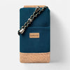 NELA Handy Umhängetasche - Handytasche zum Umhängen - Teal Cork - Kuratist