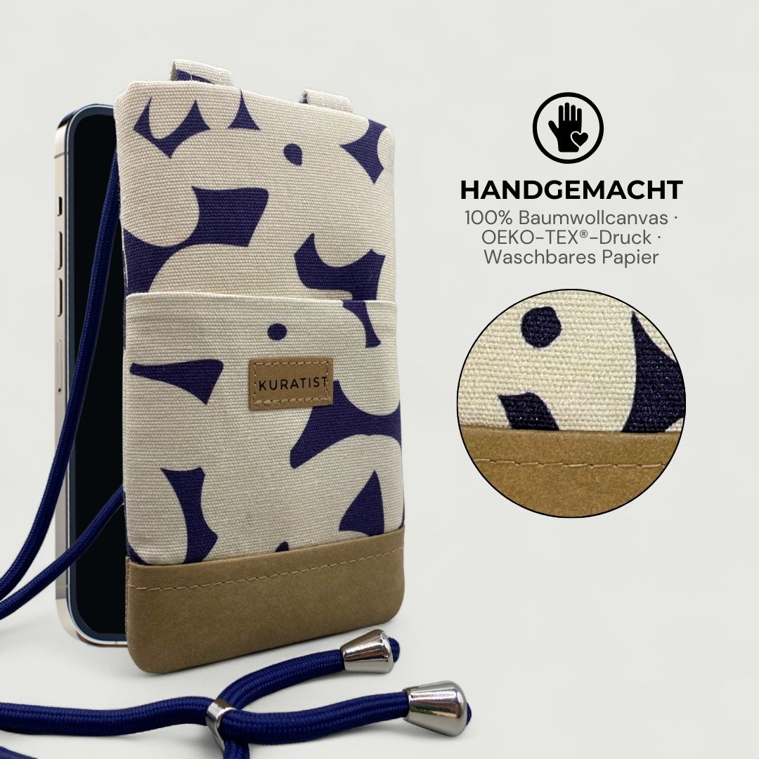 NELA Handytasche zum Umhängen Bedruckt - Handytasche zum Umhängen - Eclipse Bloom Paper - Kuratist