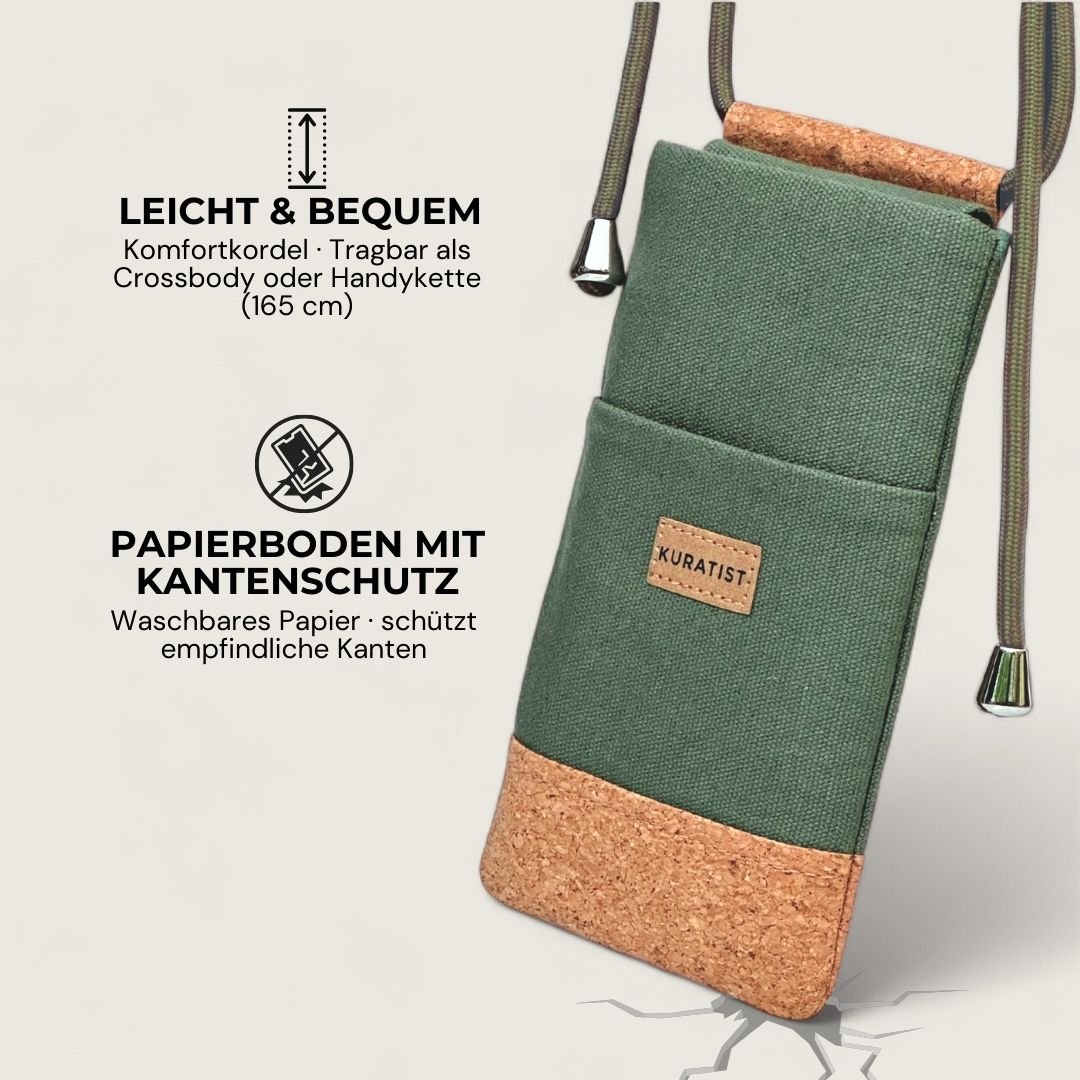 NELA Handytasche zum Umhängen - Handytasche zum Umhängen - Pine Cork - Kuratist