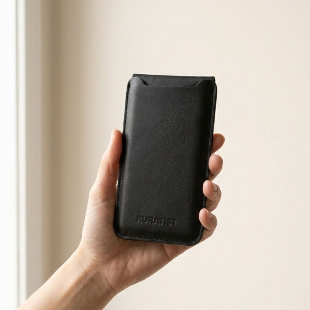 NORA Handyhülle - Handytaschen - Smooth Black - Kuratist