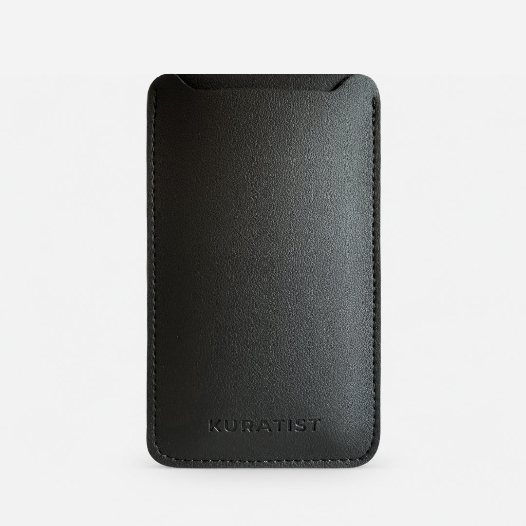 NORA Premium Handytasche (Vegan) - Handytaschen - Carbon Black Fine Grain - Kuratist