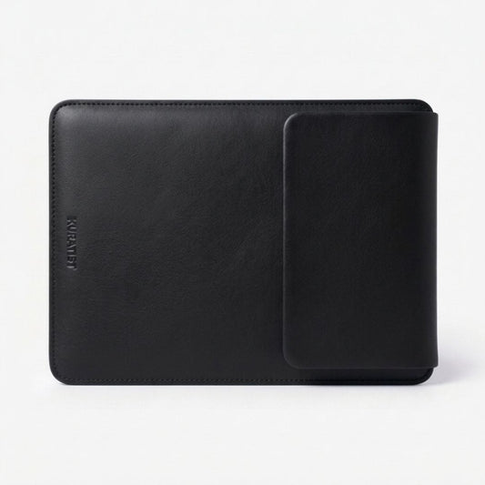 NORA Premium Laptop Hülle für MacBook & Notebooks - Laptophüllen - Premium Black - Kuratist