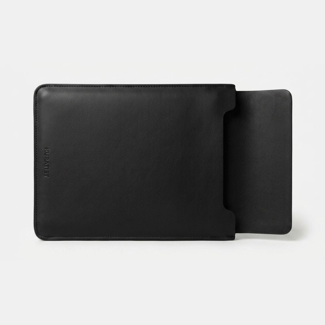 NORA Premium Laptop Hülle für MacBook & Notebooks - Laptophüllen - Premium Black - Kuratist