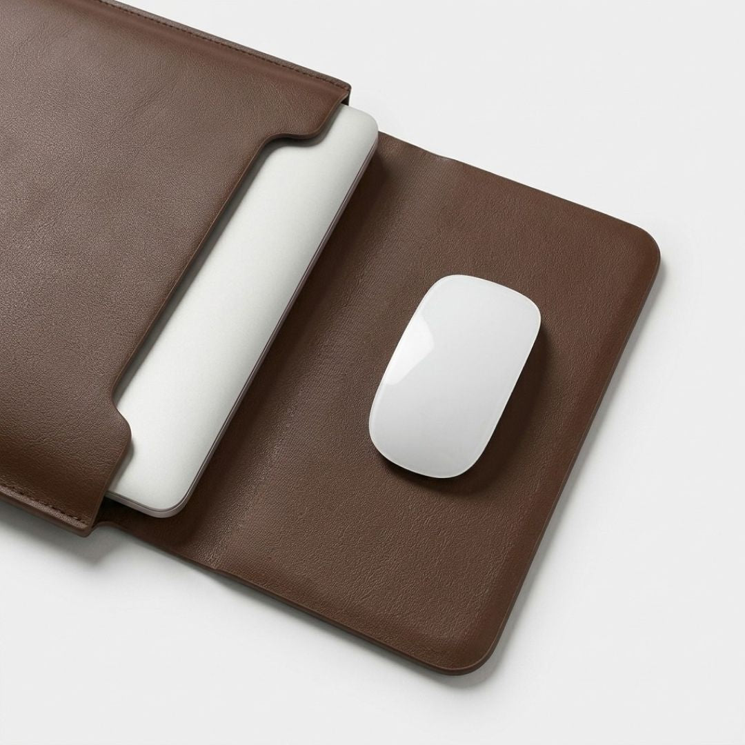 NORA Premium Laptop Hülle für MacBook & Notebooks - Laptophüllen - Premium Coffee - Kuratist