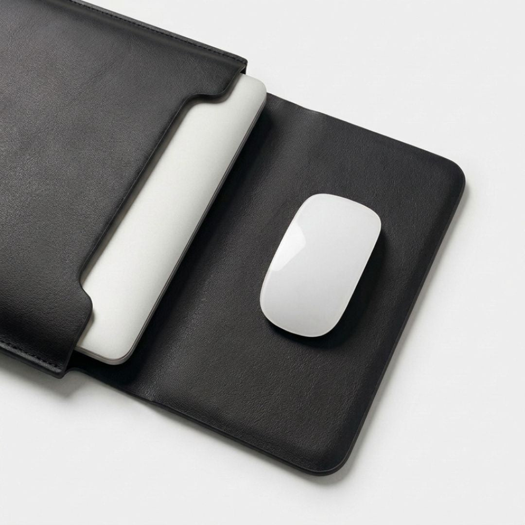NORA Premium Laptop Hülle für MacBook & Notebooks - Laptophüllen - Premium Black - Kuratist
