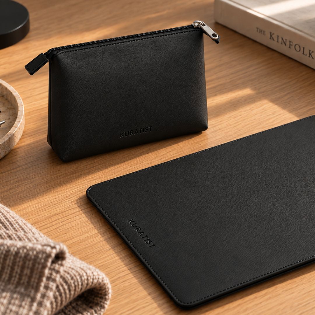 NORA Premium Tech-Organizer (Vegan) - Zubehör Taschen - Carbon Black Fine Grain - Kuratist