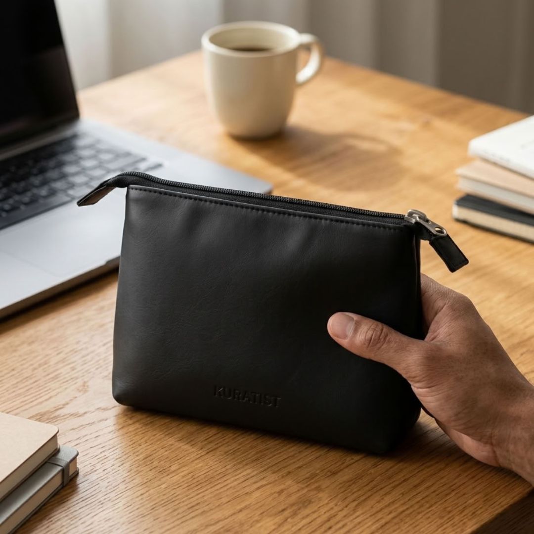 NORA Premium Tech-Organizer (Vegan) - Zubehör Taschen - Carbon Black Fine Grain - Kuratist