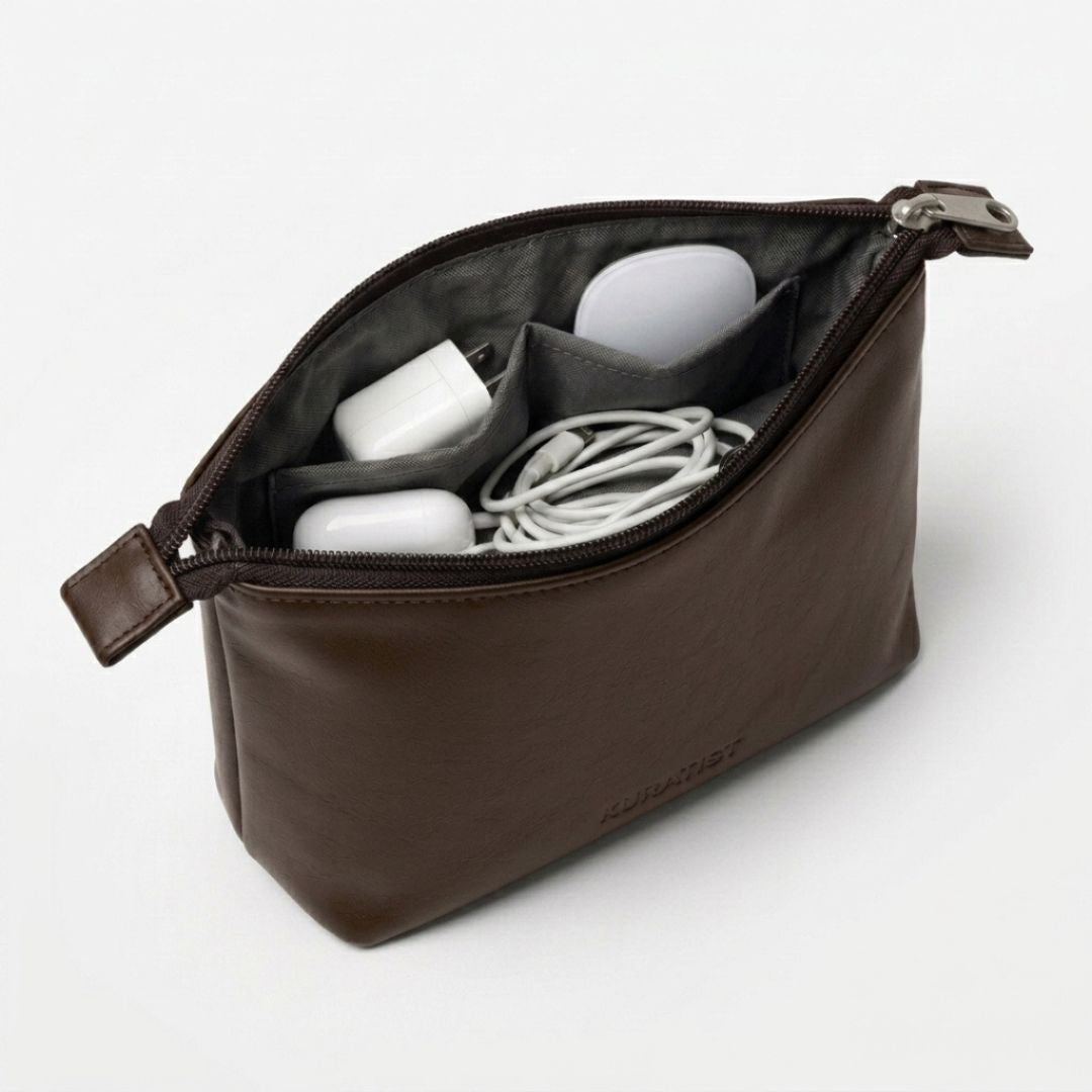 NORA Premium Tech-Organizer - Zubehör Taschen - Vegan Coffee - Kuratist