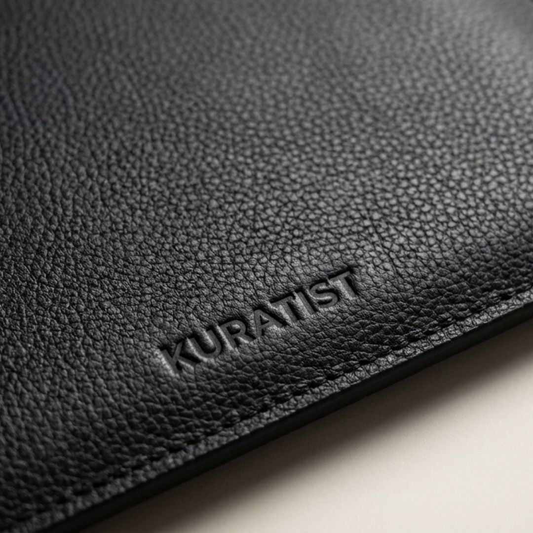 NORA Ultraflache Hülle für MacBook & Notebooks - Laptophüllen - Pebbled Black - Kuratist