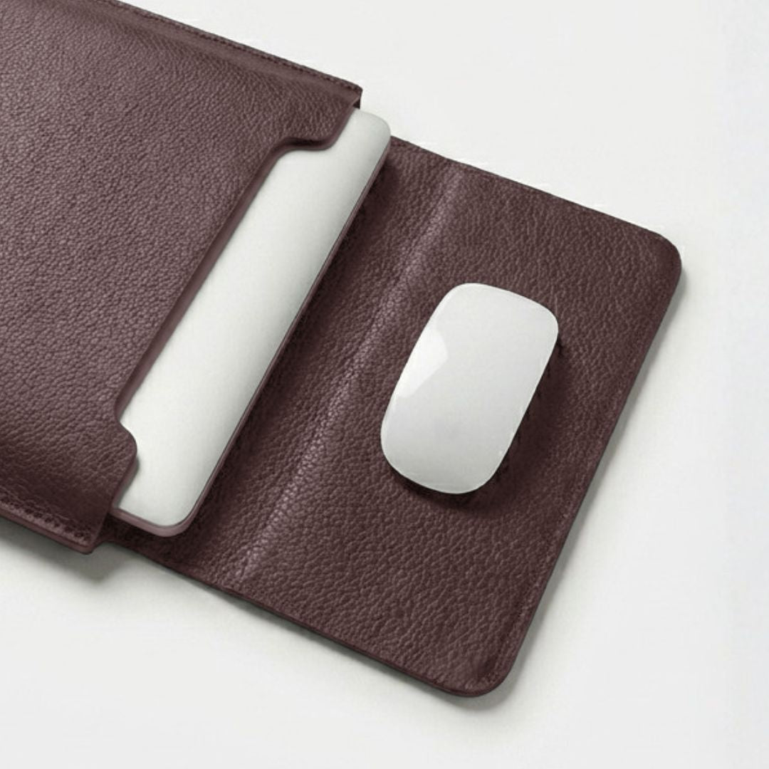 NORA Ultraflache Hülle für MacBook & Notebooks - Laptophüllen - Pebbled Coffee - Kuratist