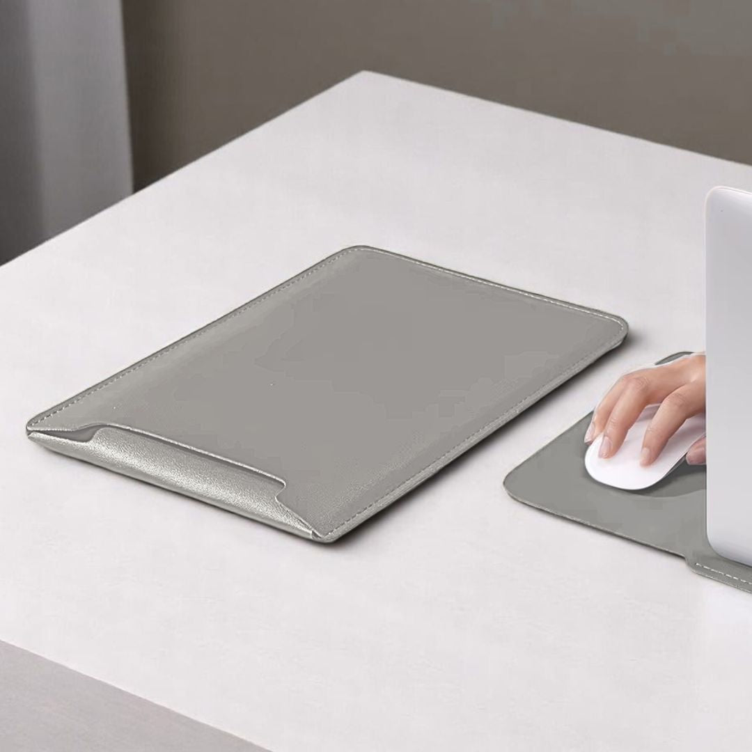 NORA – Ultraflache Hülle für MacBook & Notebooks - Laptoptaschen - Mountain Gray - Kuratist