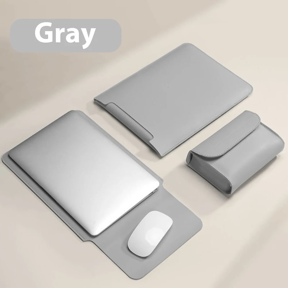 NORA – Ultraflache Hülle für MacBook & Notebooks - Laptoptaschen - Mountain Gray - Kuratist