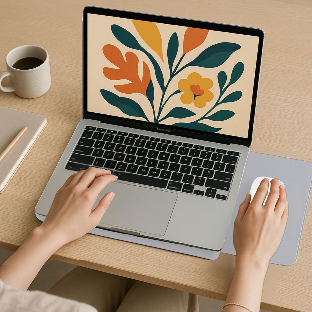 NORA – Ultraflache Hülle für MacBook & Notebooks - Laptoptaschen - Mountain Gray - Kuratist