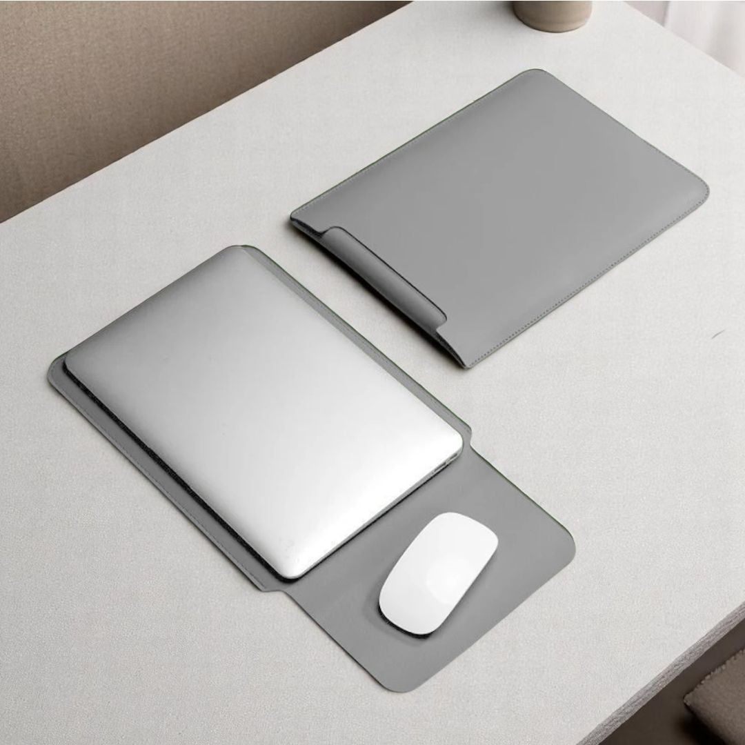 NORA – Ultraflache Hülle für MacBook & Notebooks - Laptoptaschen - Mountain Gray - Kuratist