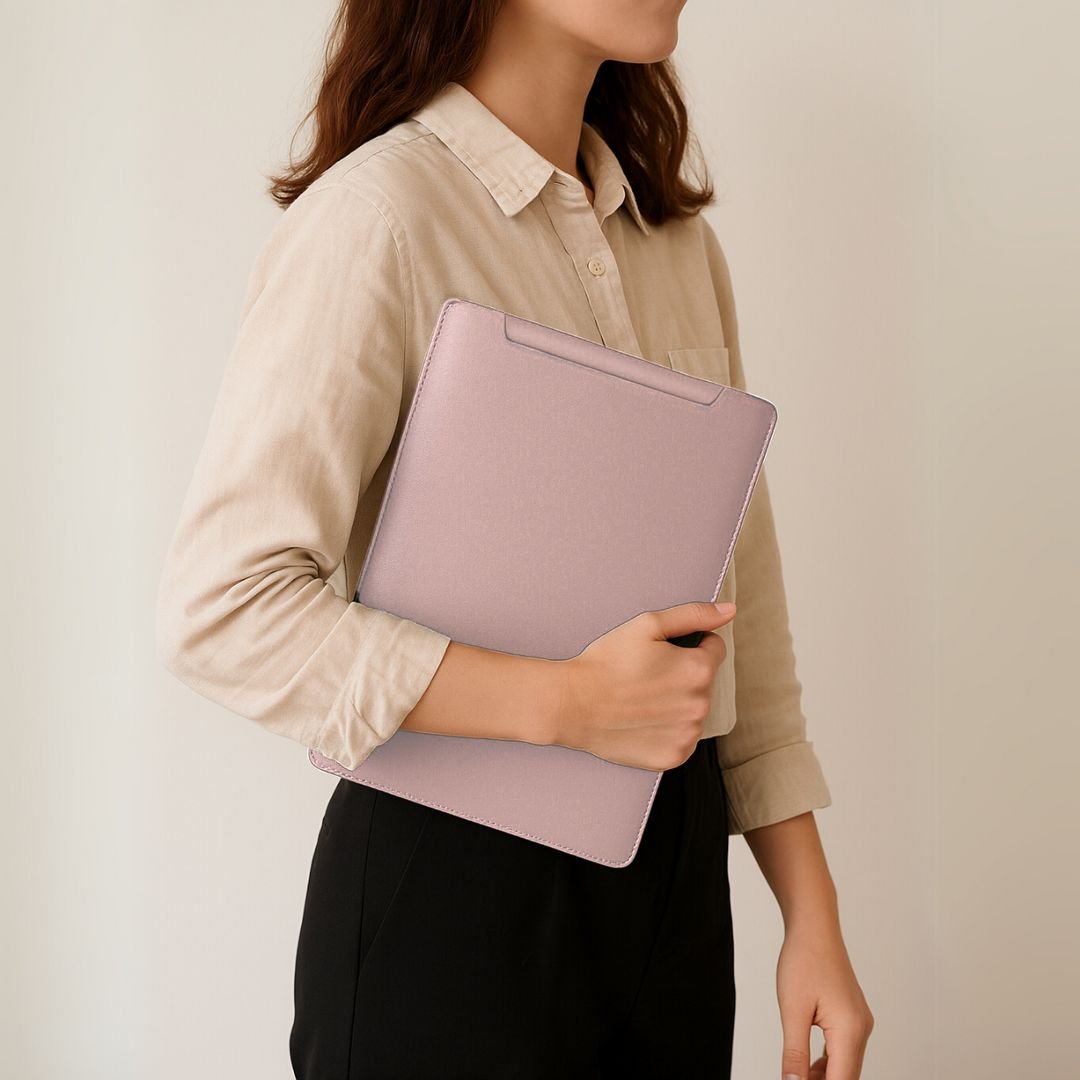 NORA – Ultraflache Hülle für MacBook & Notebooks - Laptoptaschen - Pink - Kuratist