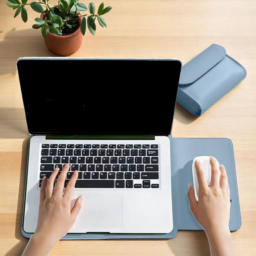 NORA – Ultraflache Hülle für MacBook & Notebooks - Laptoptaschen - Ocean Blue - Kuratist