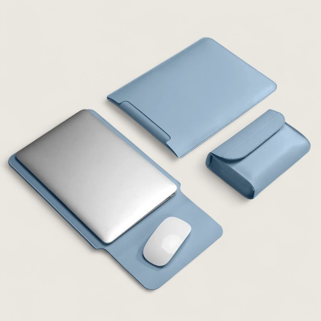 NORA – Ultraflache Hülle für MacBook & Notebooks - Laptoptaschen - Ocean Blue - Kuratist