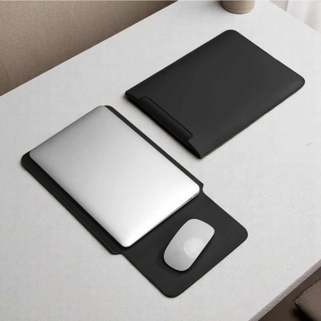 NORA – Ultraflache Hülle für MacBook & Notebooks - Laptoptaschen - Deep Black - Kuratist