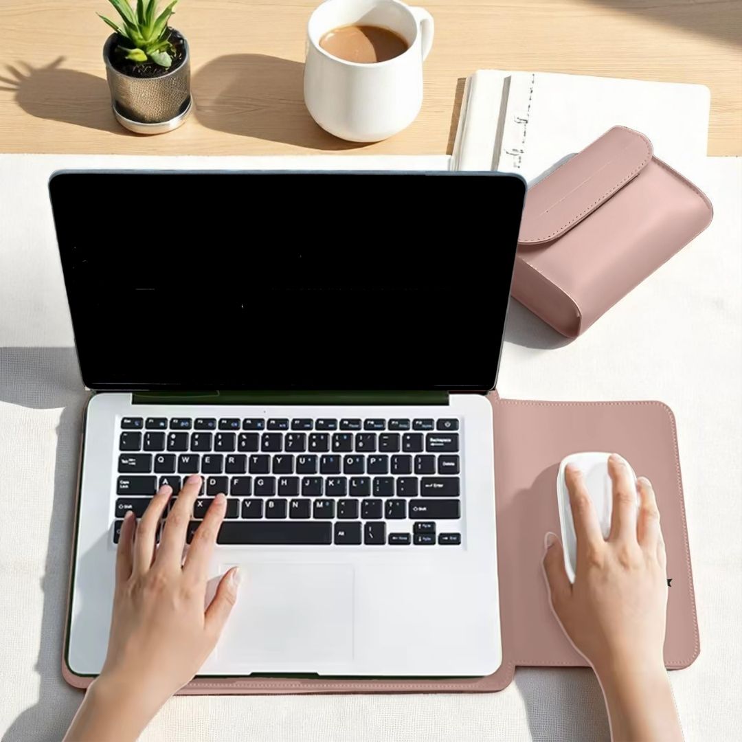NORA – Ultraflache Hülle für MacBook & Notebooks - Laptoptaschen - Dusty Pink - Kuratist