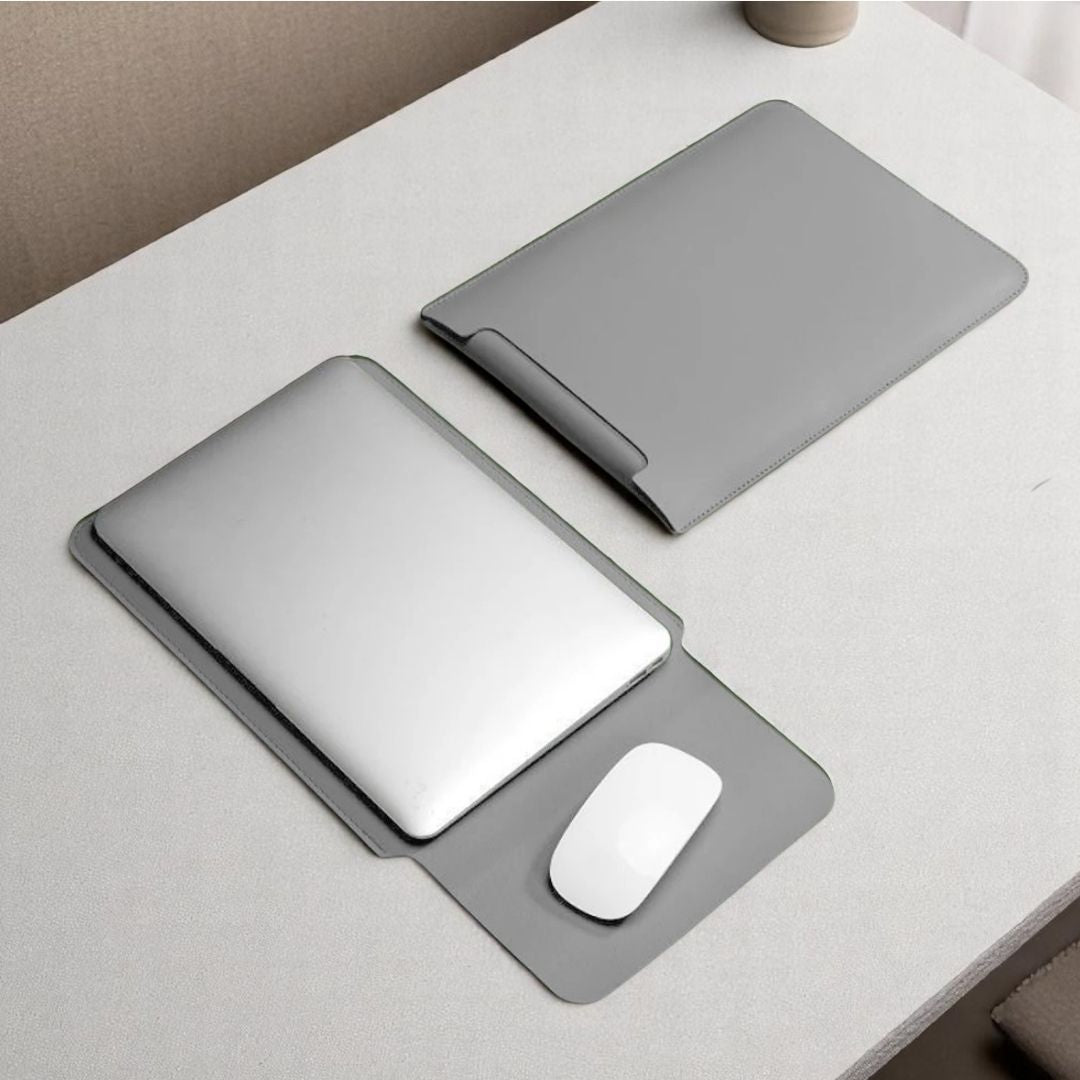 NORA – Ultraflache Hülle für MacBook & Notebooks - Laptoptaschen - Mountain Gray - Kuratist