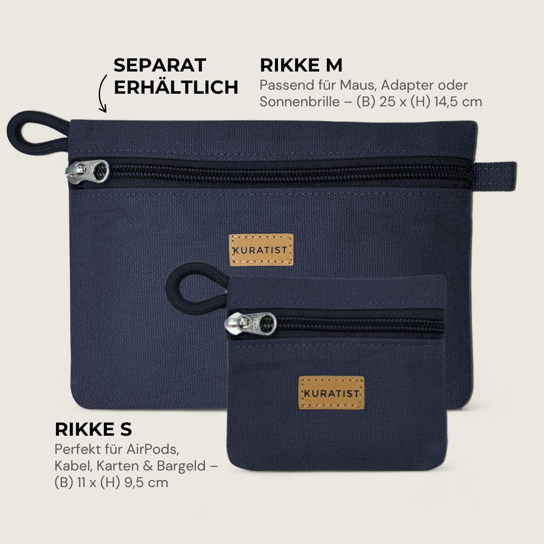 RIKKE Zubehör Tasche, M - Zubehör Taschen - Evening Blue - Kuratist