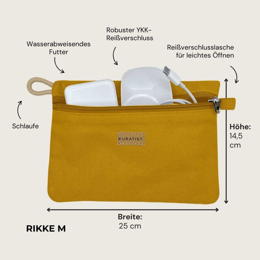 RIKKE Zubehör Tasche, M - Zubehör Taschen - Curry - Kuratist