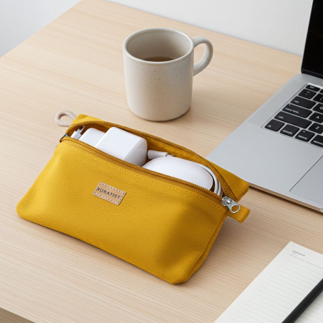 RIKKE Zubehör Tasche, M - Zubehör Taschen - Curry - Kuratist