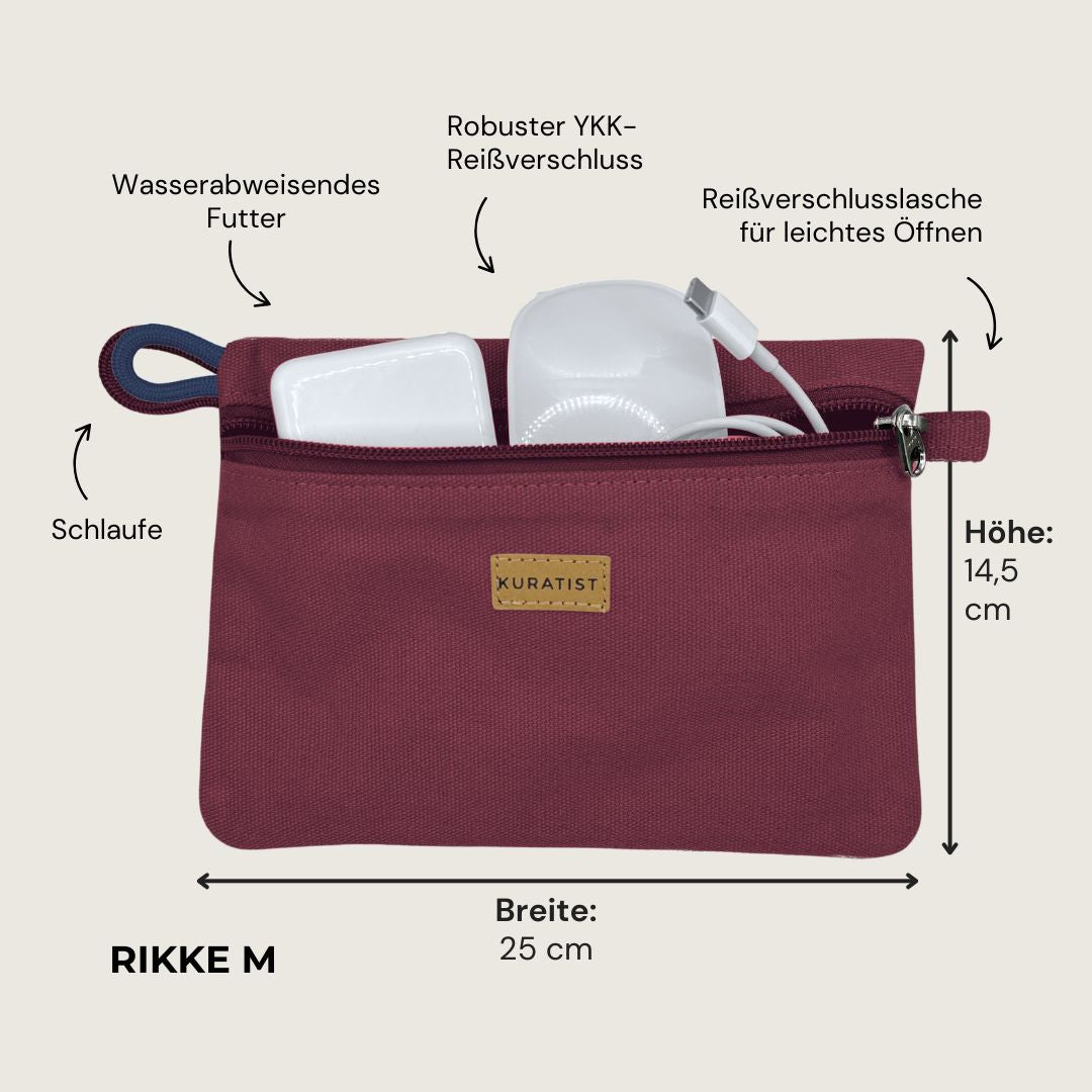 RIKKE Zubehör Tasche, M - Zubehör Taschen - Berry - Kuratist