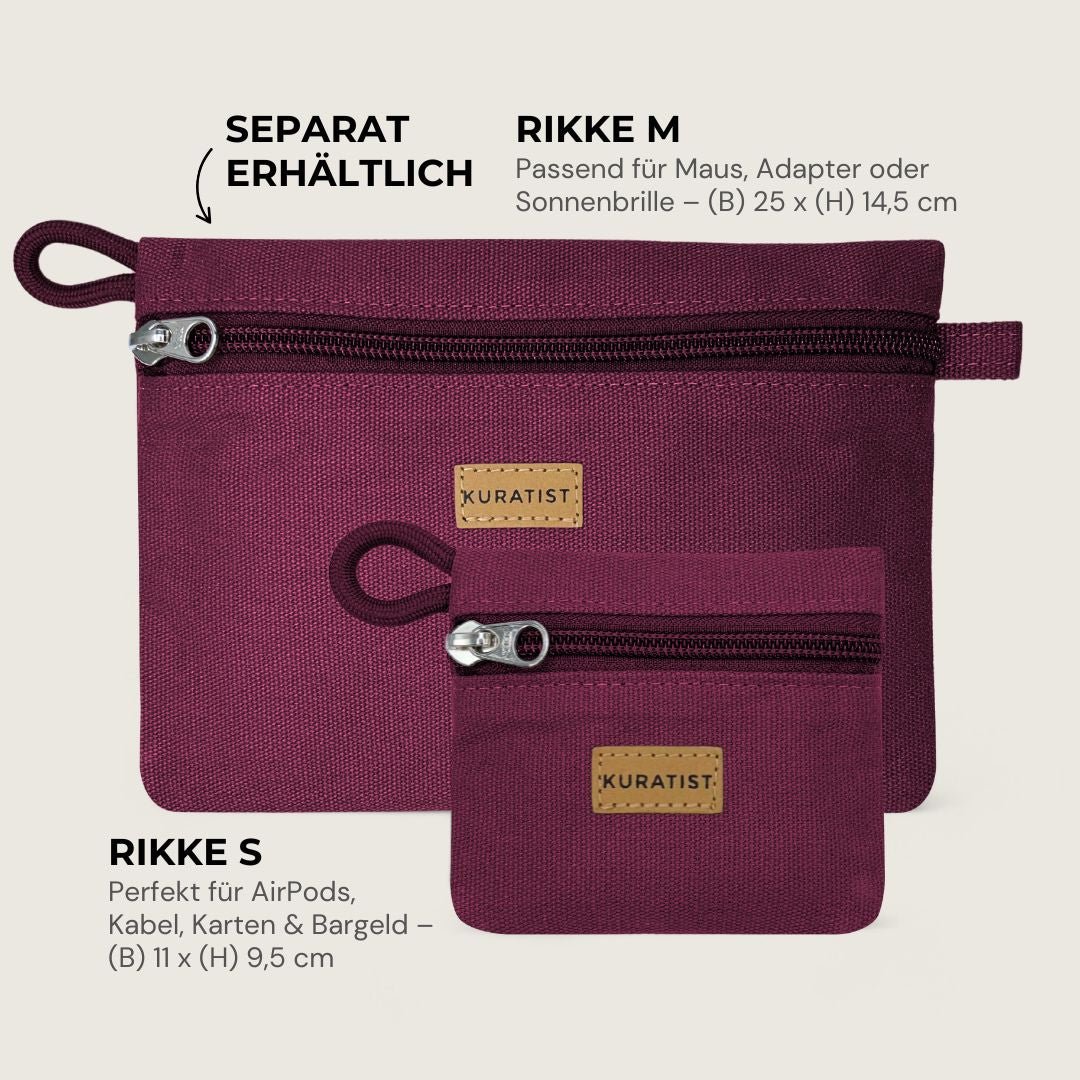 RIKKE Zubehör Tasche, M - Zubehör Taschen - Berry - Kuratist