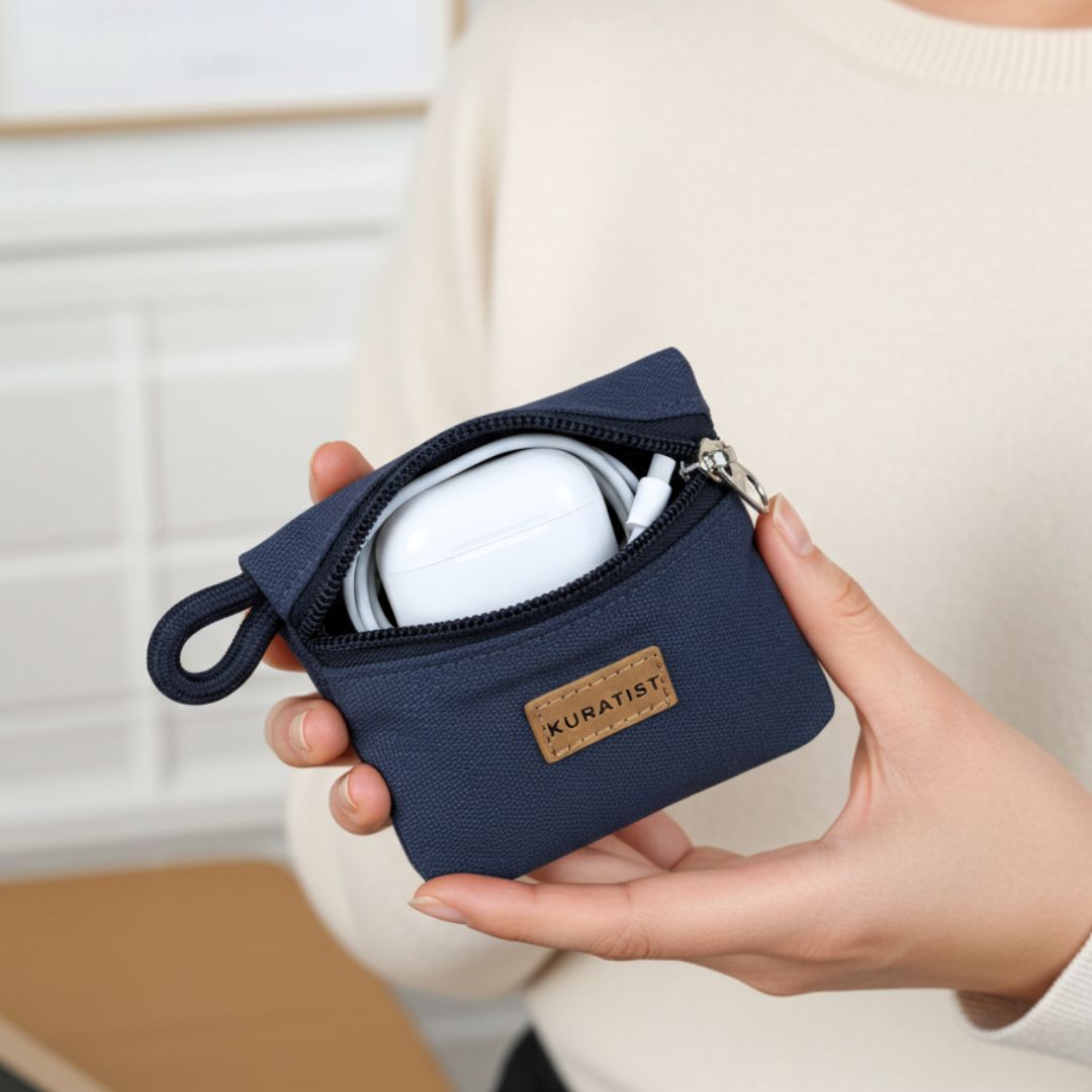 RIKKE Zubehör Tasche, S - Zubehör Taschen - Evening Blue - Kuratist