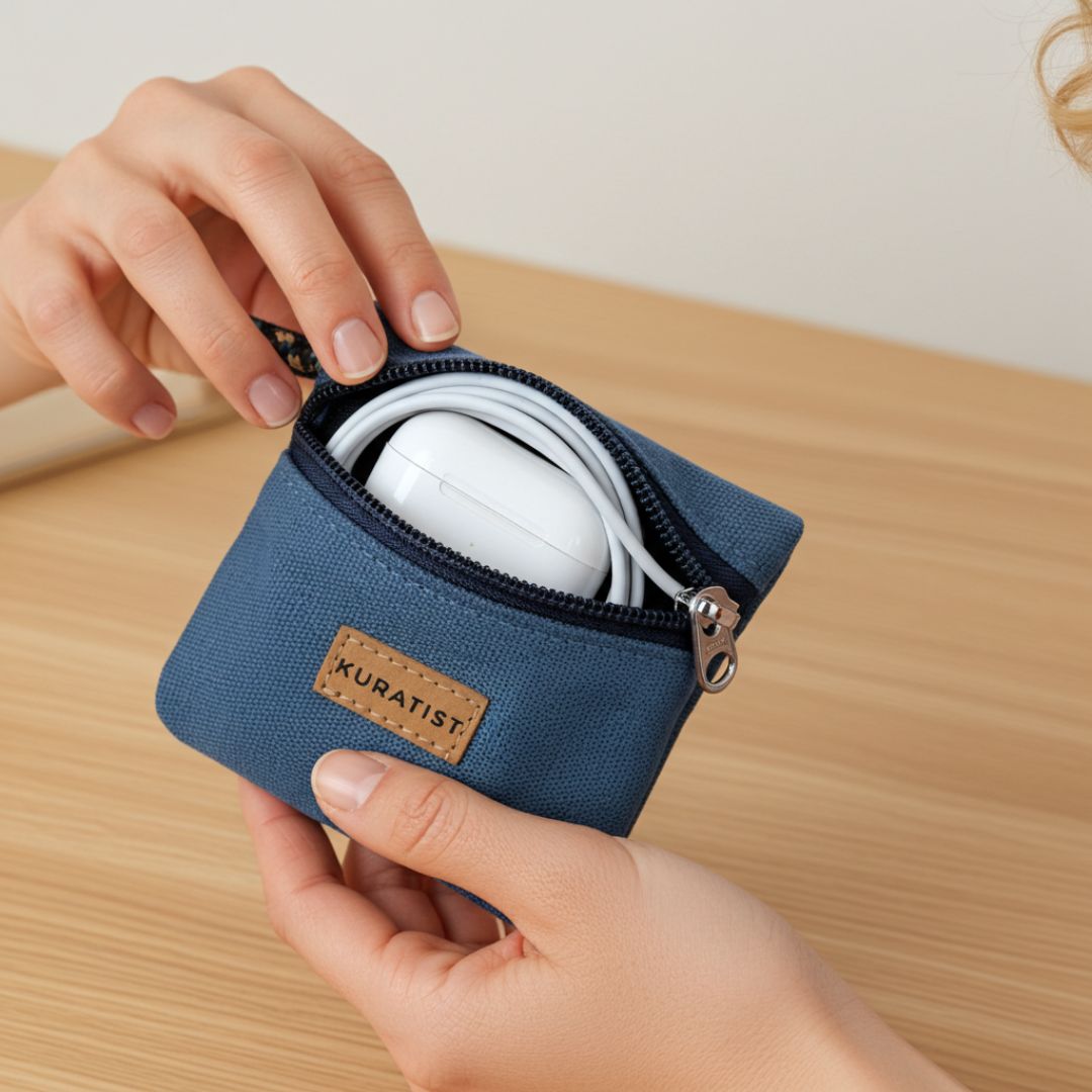 RIKKE Zubehör Tasche, S - Zubehör Taschen - Teal - Kuratist