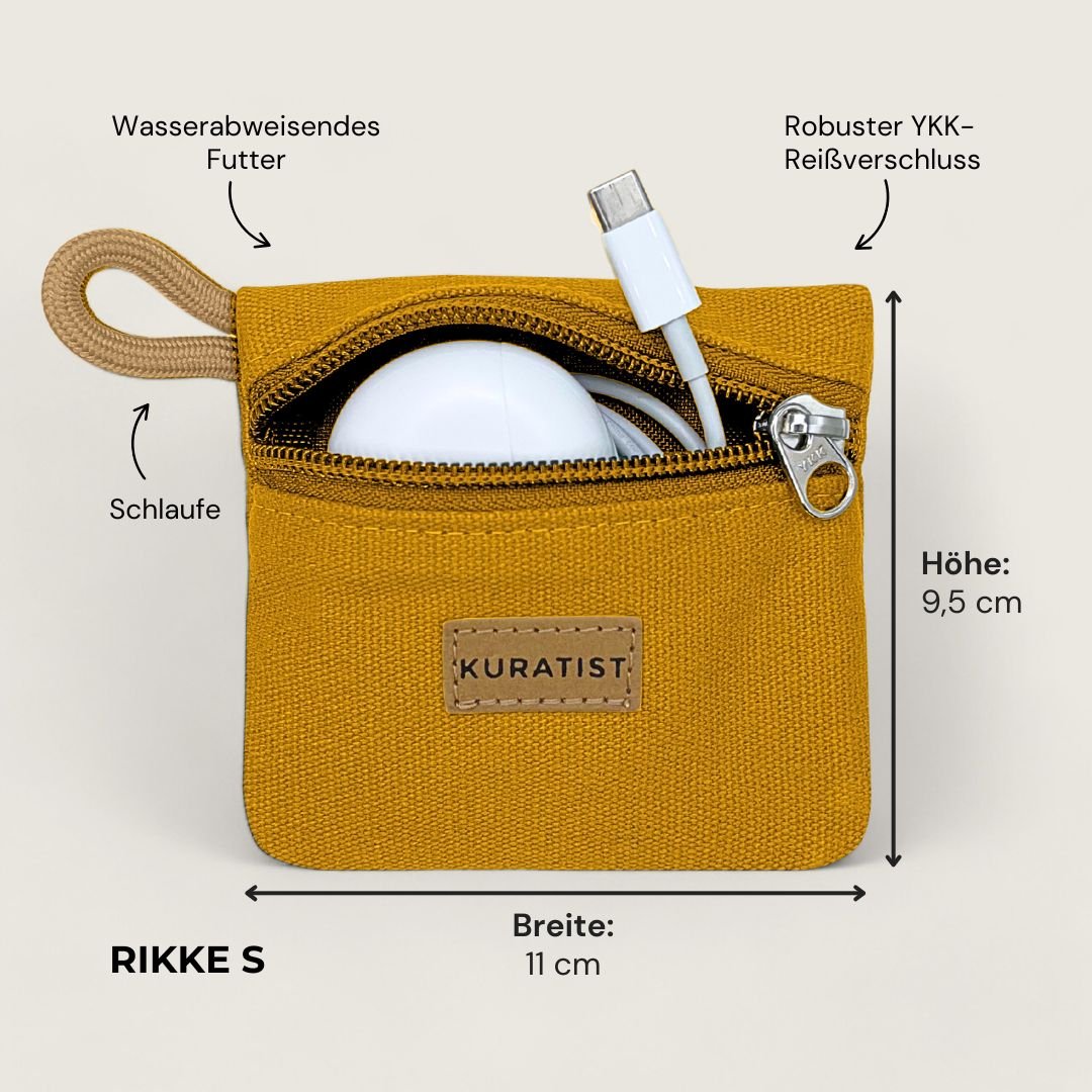 RIKKE Zubehör Tasche, S - Zubehör Taschen - Curry - Kuratist