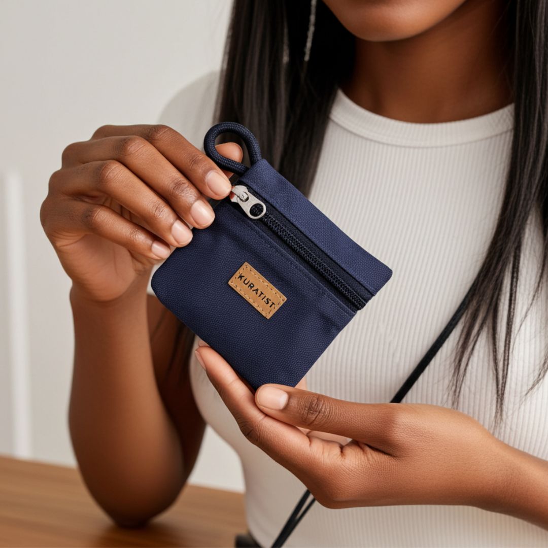 RIKKE Zubehör Tasche, S - Zubehör Taschen - Evening Blue - Kuratist