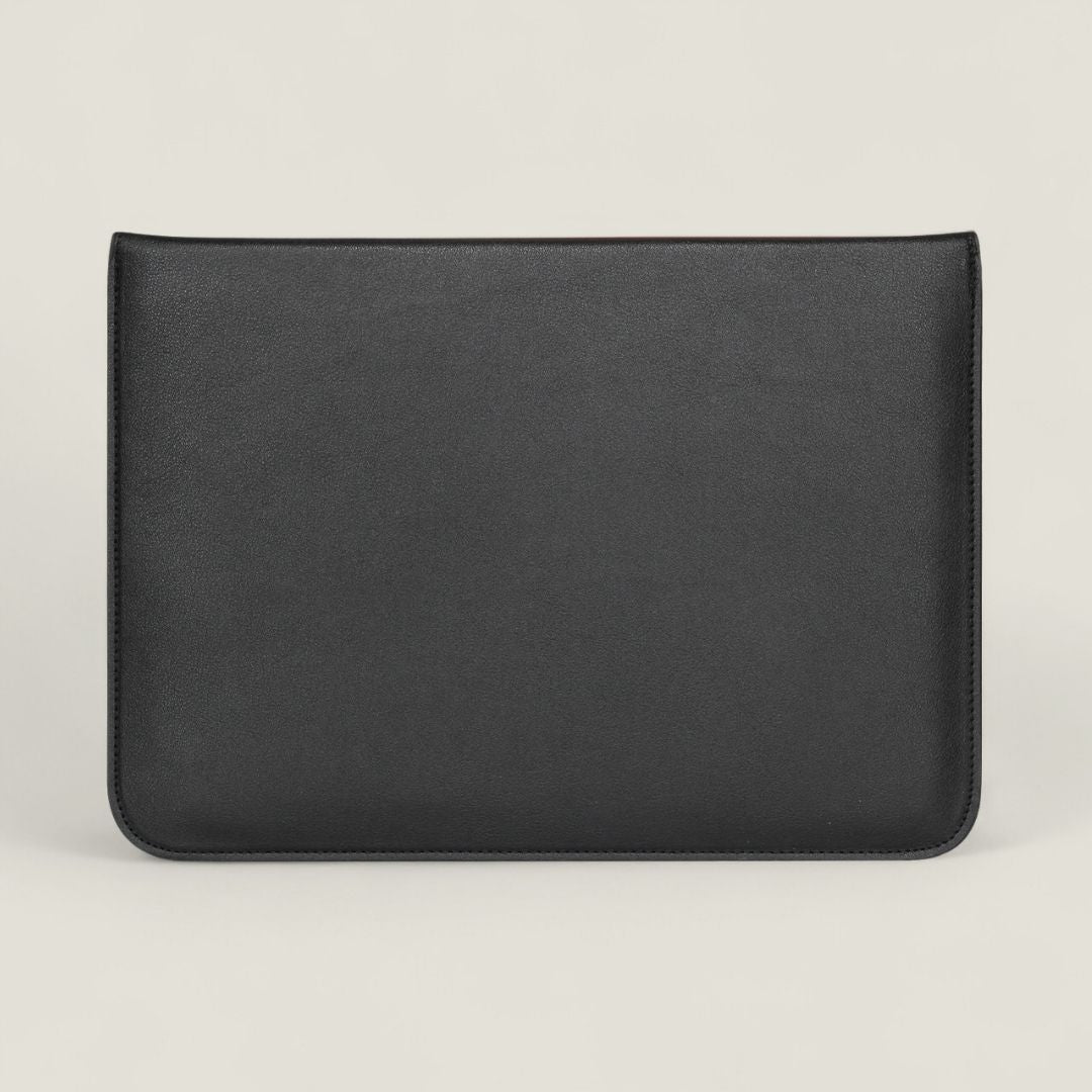 VIKA Flache Laptop - Hülle für MacBook & Notebooks - Laptophüllen - Deep Black - Kuratist